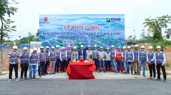 Tổng thầu DECOFI tổ chức Lễ Khởi công Dự án Khu Dân cư Nông Thôn Mới Đô Thị Xanh – Lamia Bảo Lộc giai đoạn 2