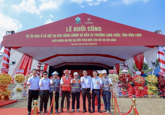 khởi công dự án nhà ở xã hội khu hành chính và dân cư phường long châu tỉnh vĩnh long – Decofi tự hào góp phần nhỏ vào sự phát triển của đất nước