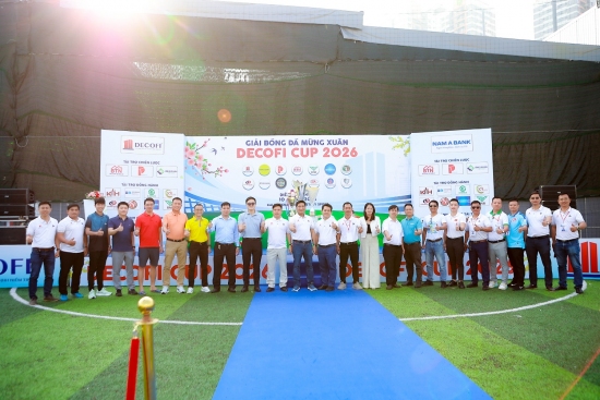 KHAI MẠC GIẢI BÓNG ĐÁ MỪNG XUÂN DECOFI CUP 2026