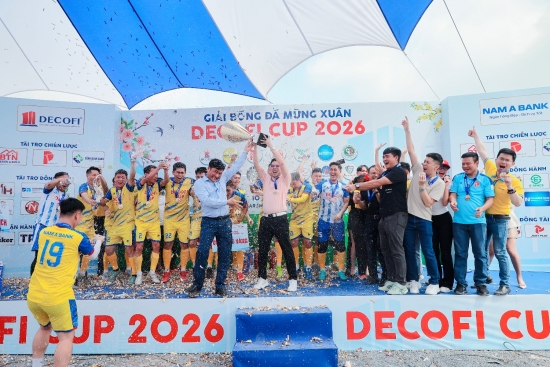 LỄ BẾ MẠC GIẢI BÓNG ĐÁ MỪNG XUÂN – DECOFI CUP 2026