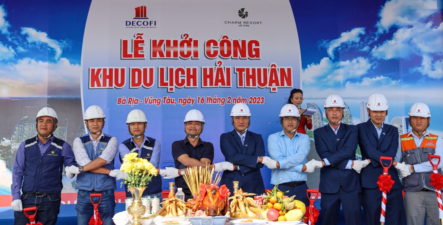 DECOFI tổ chức Lễ Khởi công Khu Du lịch Hải Thuận